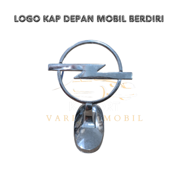 Logo Kap Berdiri Depan Mobil