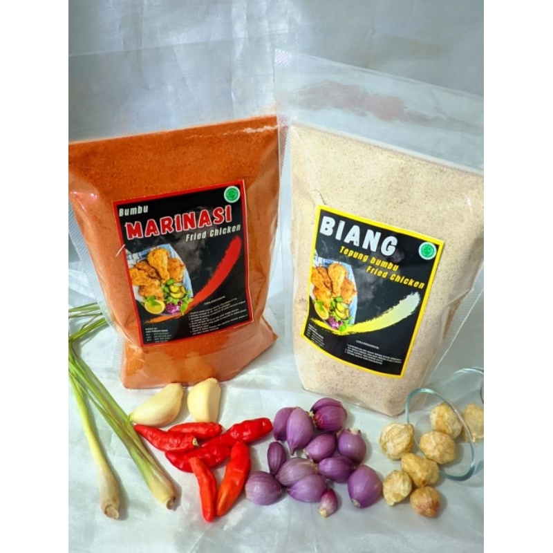 

PAKET Bumbu marinasi 1Kg & Biang tepung 1Kg