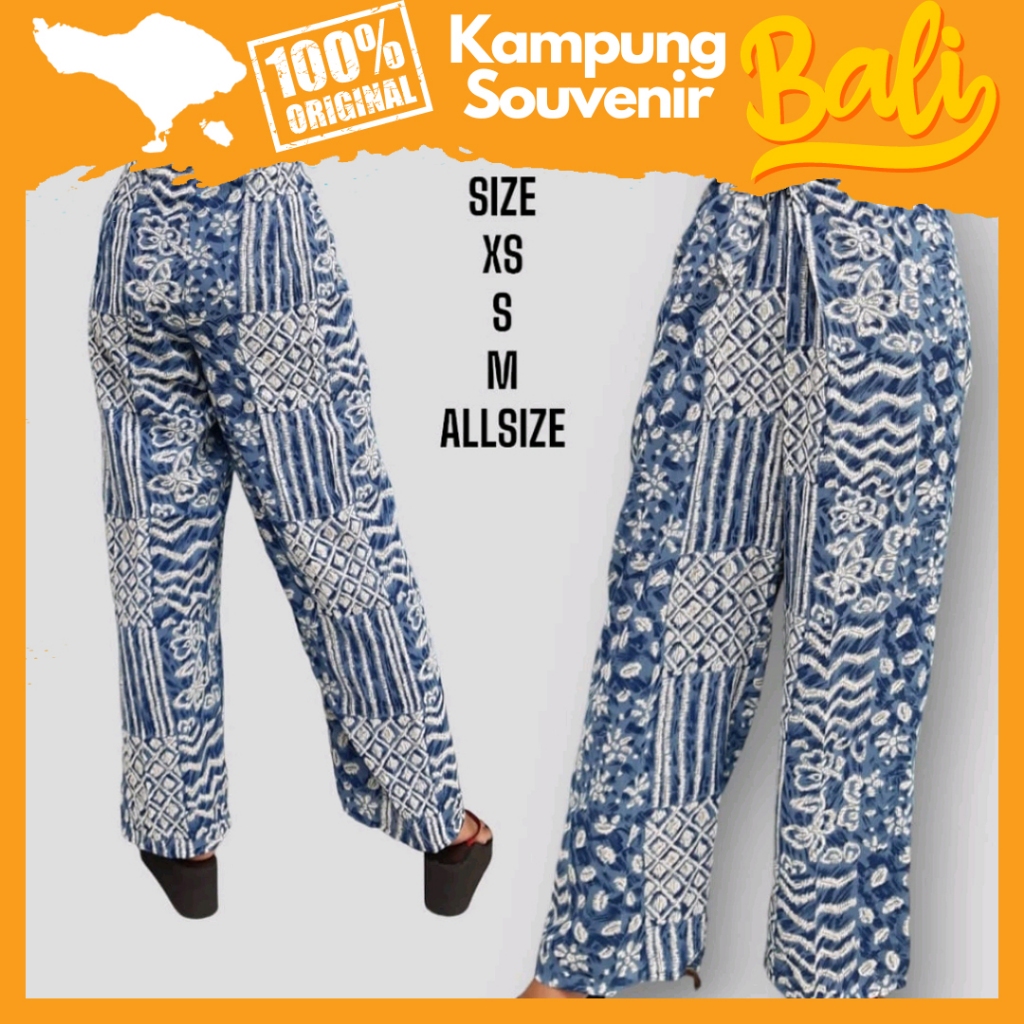 Kulot Wanita Kekinian Polyester Murah Celana Longgar Loose Pants Jumbo