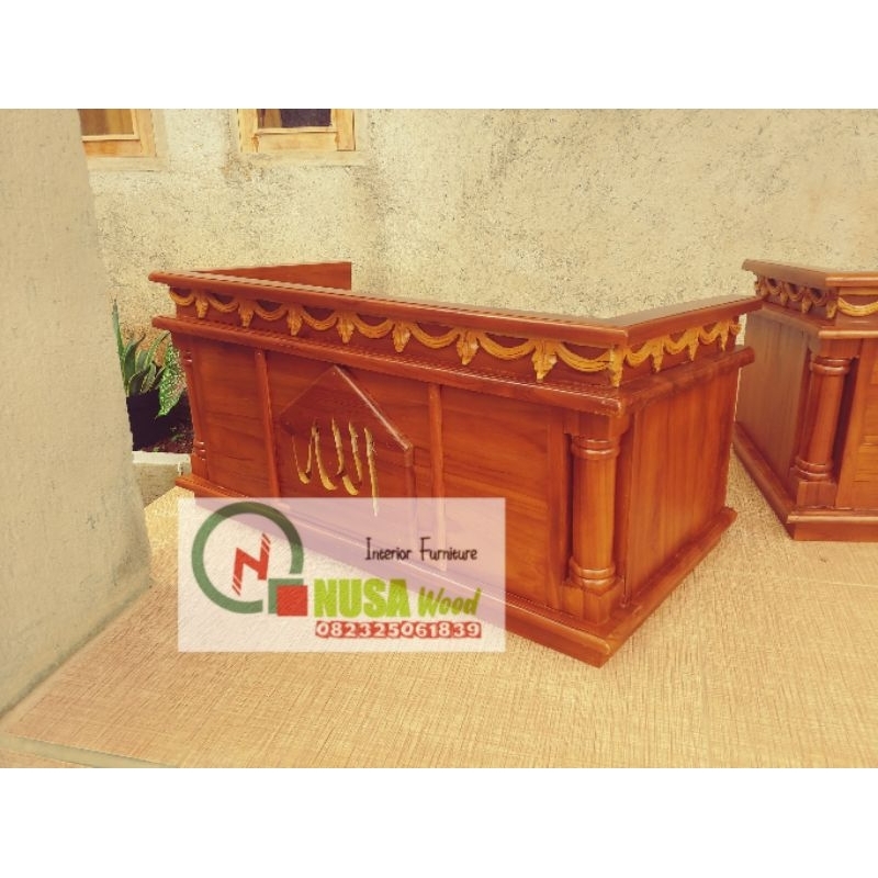 meja ngaji kitab lesehan