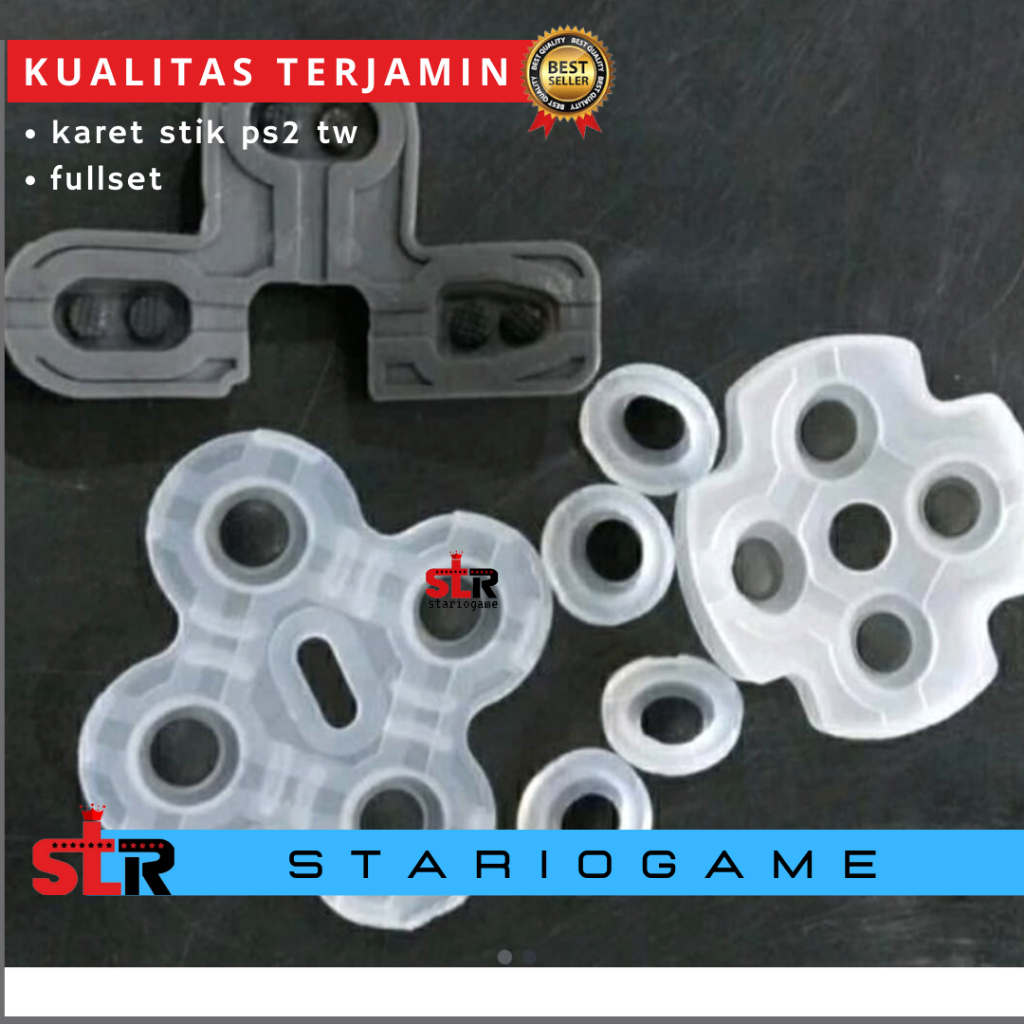 10 SET Karet tombol stik ps2 tw Karet stik ps2 tw kabel