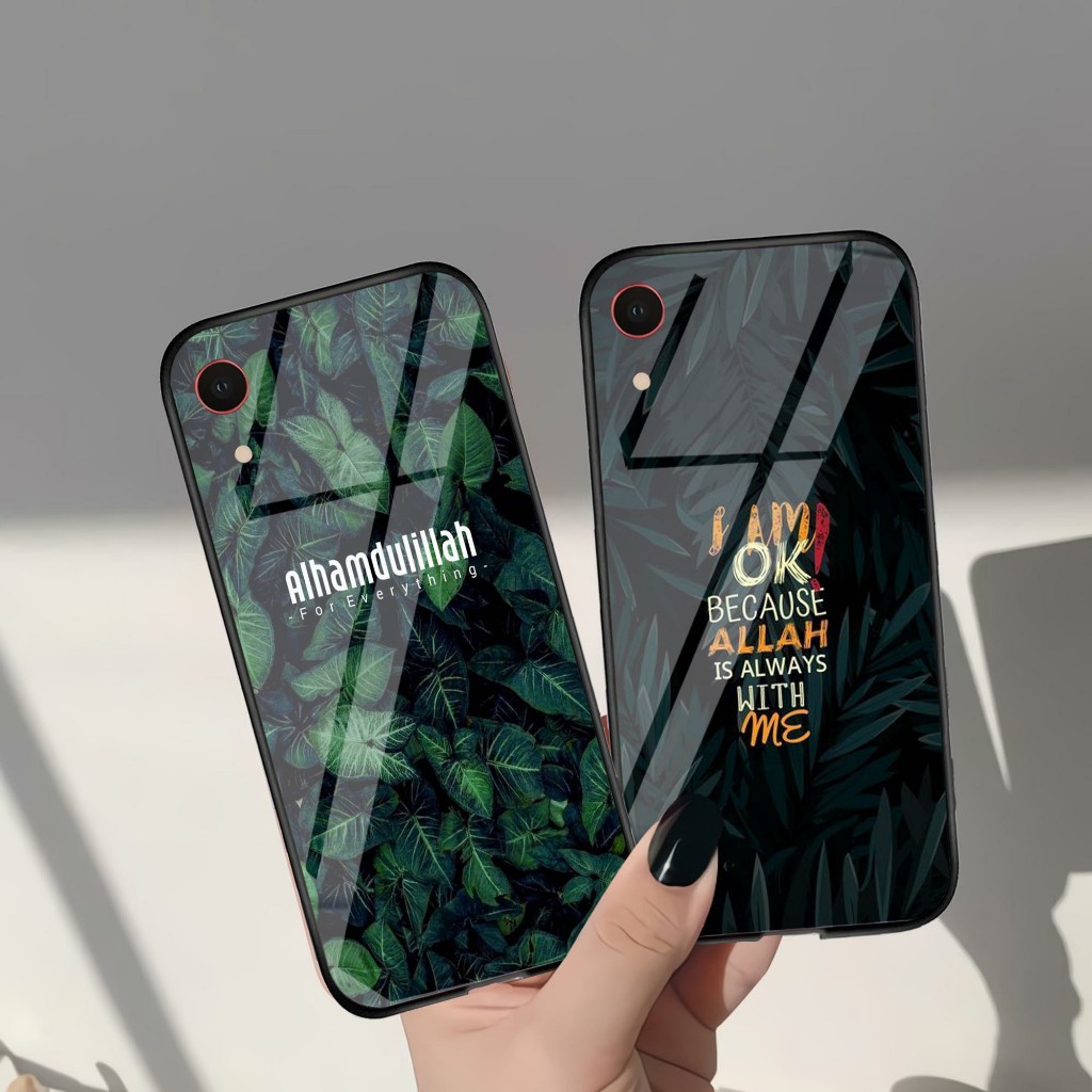 Case Kaca Iphone XR - Kesing Hp Iphone XR  - Case Kaca Kilau Iphone XR  - Case Iphone XR (GC017)