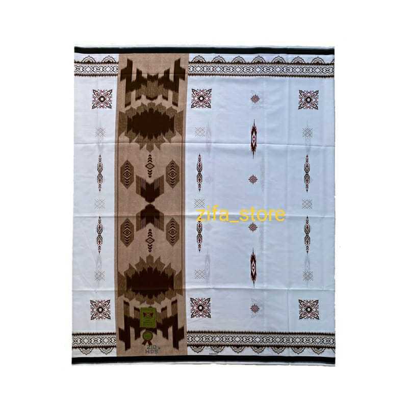 Sarung HDS Putih Motif