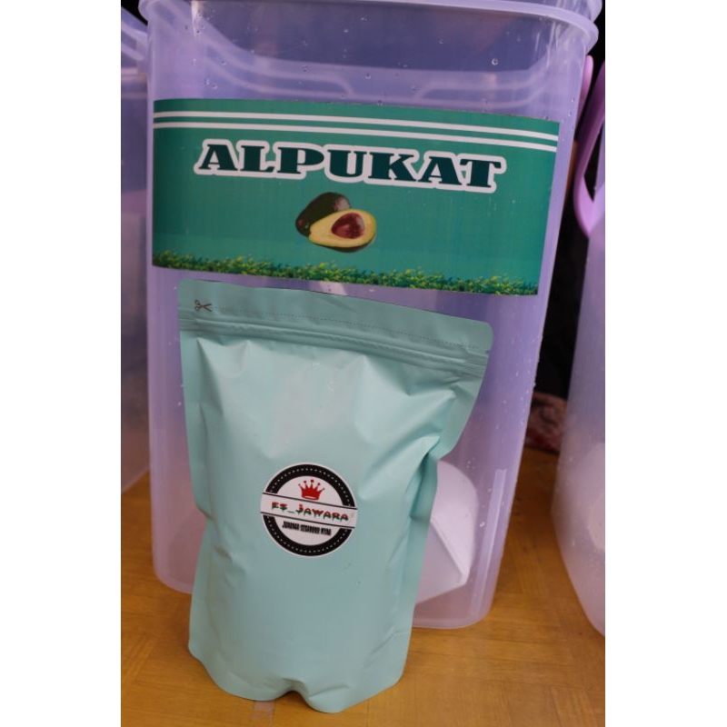 

bubuk minuman premium rasa alpukat