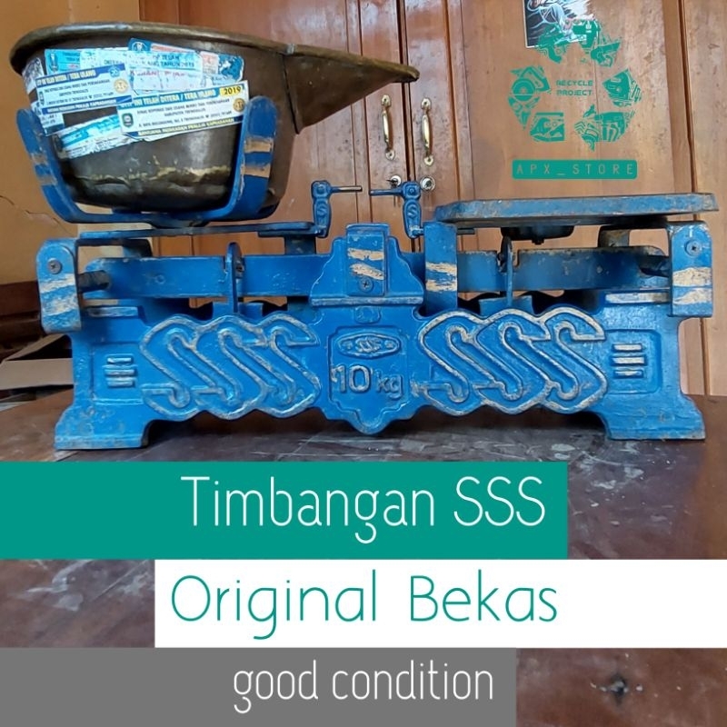 TIMBANGAN SSS BEBEK / KODOK / MEJA  Merk SSS Bekas Original.