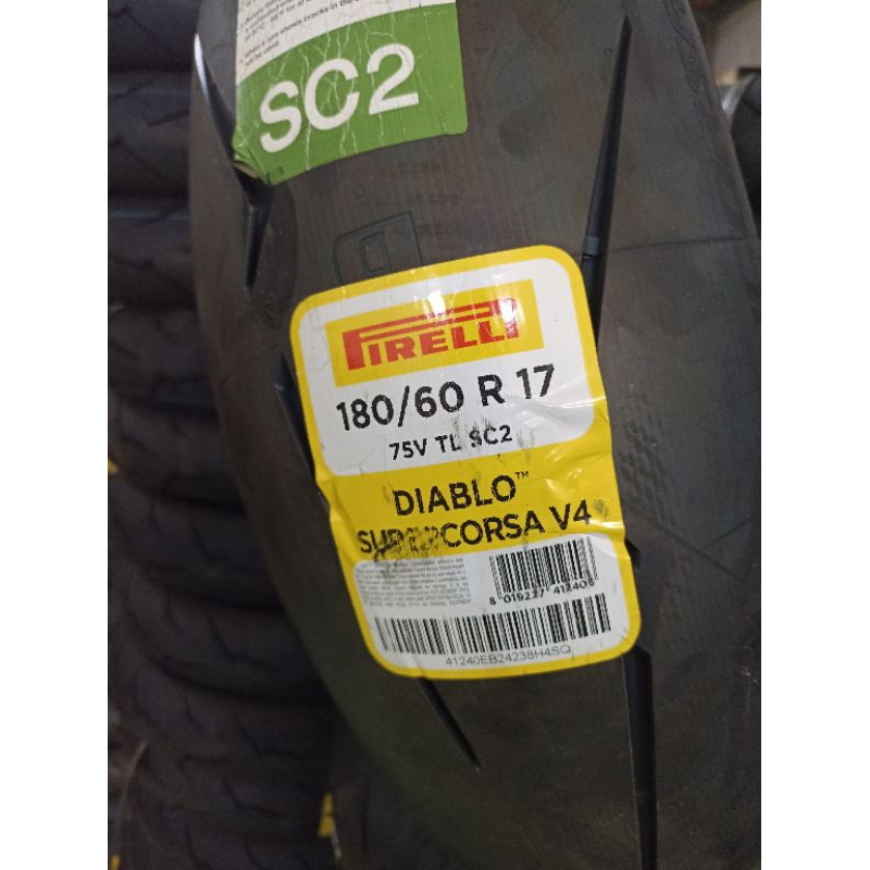 BAN PIRELLI DIABLO SUPERCORSA V4 size 180/60 R 17