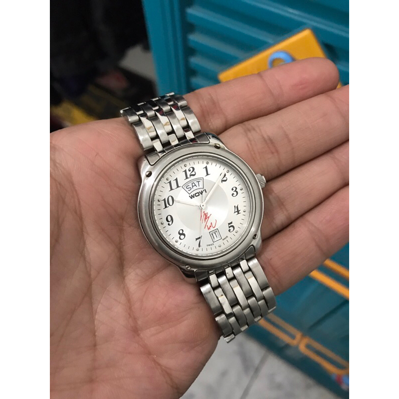 jam tangan wowi quartz made in swiss jam tangan bekas swiss made