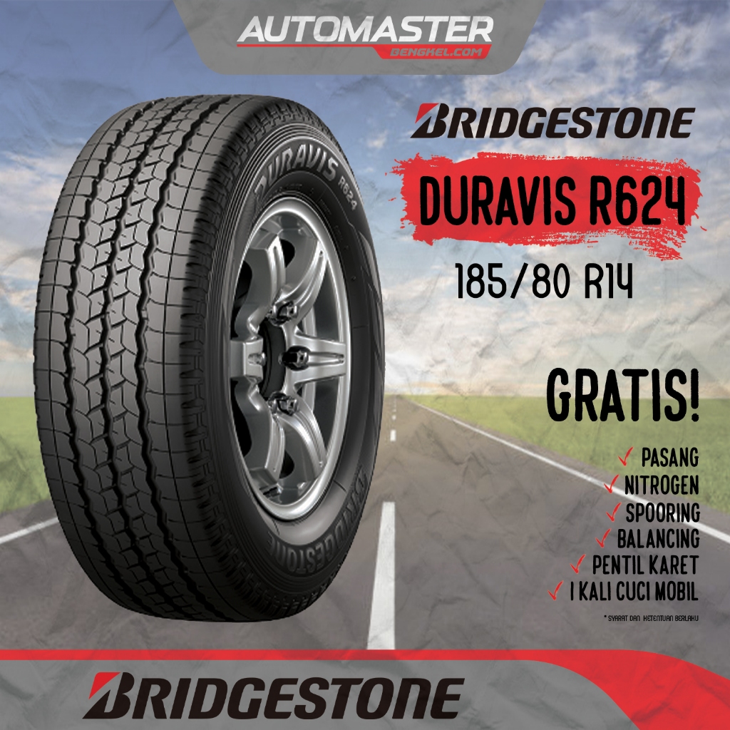 Ban Mobil Hilux L300 Bridgestone Duravis 185 /R13 8R R624