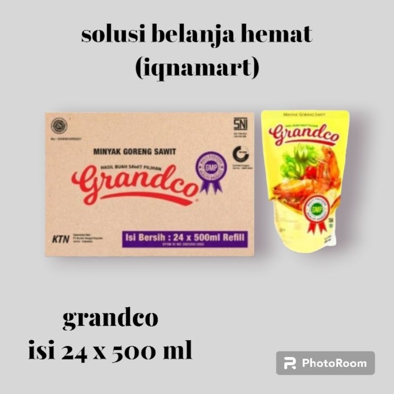 

MINYAK GRANDCO 500 ml (1 dus x 24 )