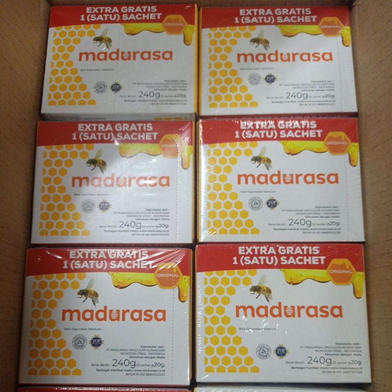 

1 Dus Madurasa Original isi 24 box x 12 sachet + 1 sachet x 20 gram