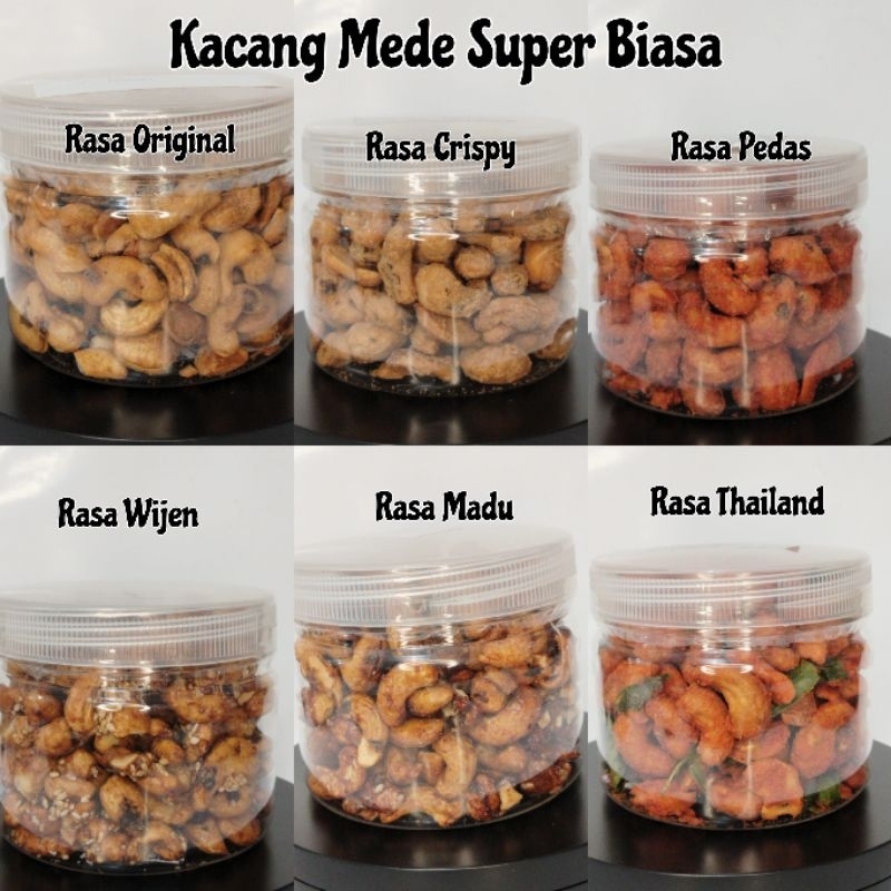 

Toples Kacang Mede Matang Super Biasa 6 Varian Rasa