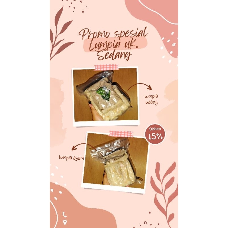 

Lumpia ORI 20 pc REBUNGTELUR NONA LUMPIA ayam udang frozenfood Terlaris