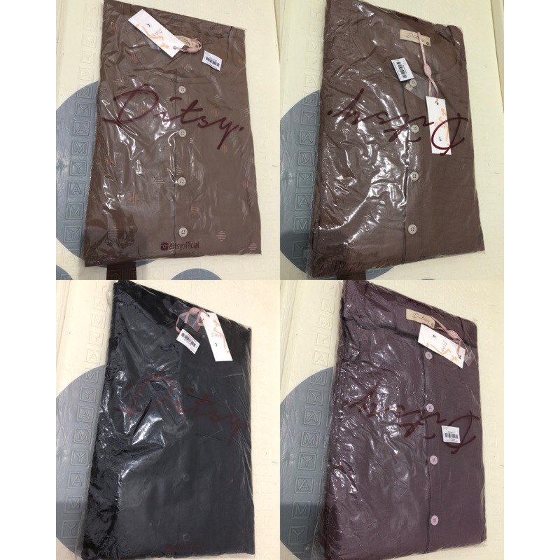 NIGHTGOWN LIVY CRINKLE SUMMER MARET APRIL JULI by Ditsy Official