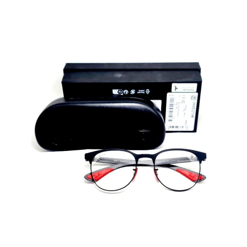 Frame Kacamata Rayban FERRARI Rb8327-VM F041 51-20-140 carbon original