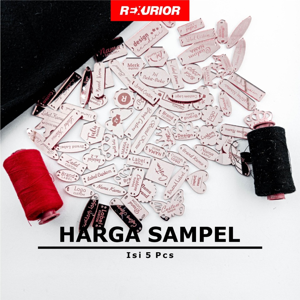 

Label Akrilik Rose Gold ( HARGA SAMPEL ) Hijab, Tas, Mahar & Pakaian | REXURIOR LASER WORKS