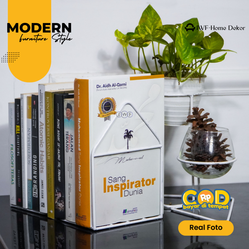 

PEMBATAS BUKU BESI MODEL RUMAH / IWF-RD023