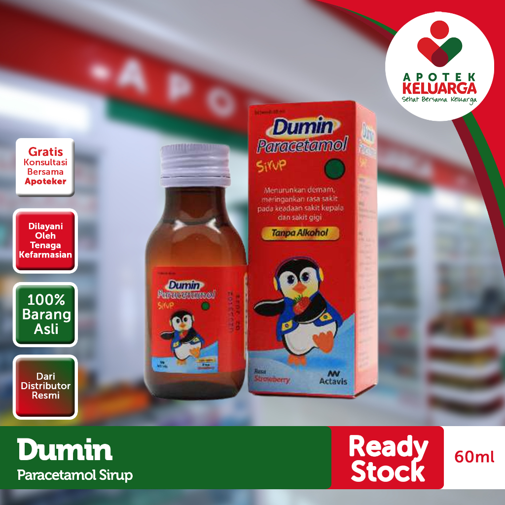 Dumin Sirup 60 ml #obat demam anak #penurun panas anak #obat sakit gigi anak  #obat sakit kepala ana