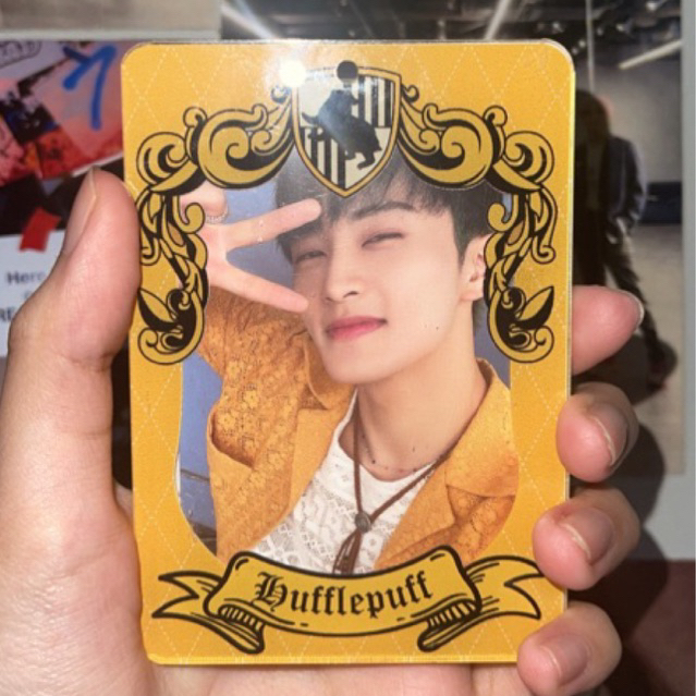 photocard mark lee blue to orange official nct dream