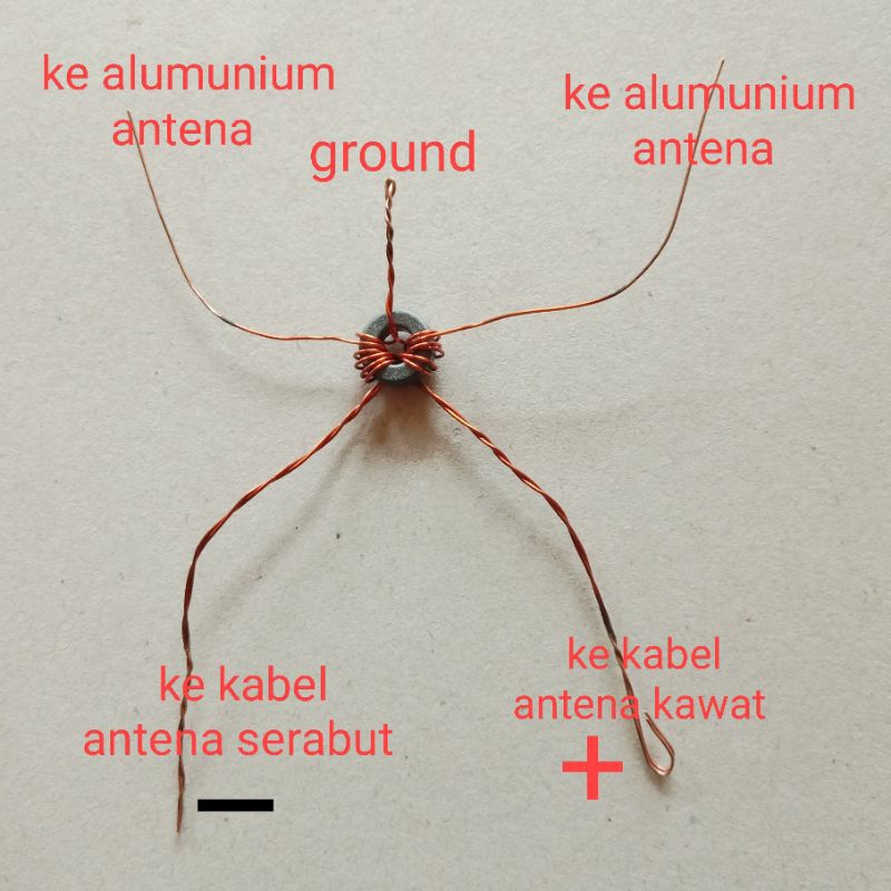 Balun Ferid Antena TV Digital