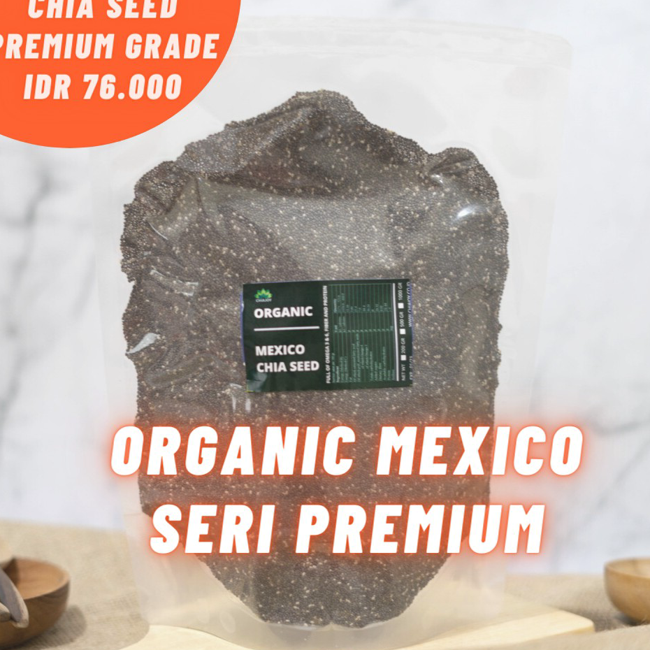 

↑❂❉ Black Chia Seed Mexico Organic 1 Kg Laris