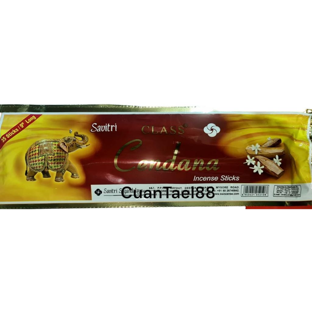 Hio Dupa Kemenyan Hitam India Aromaterapi Savitri Class Cendana Kualitas Terbaik