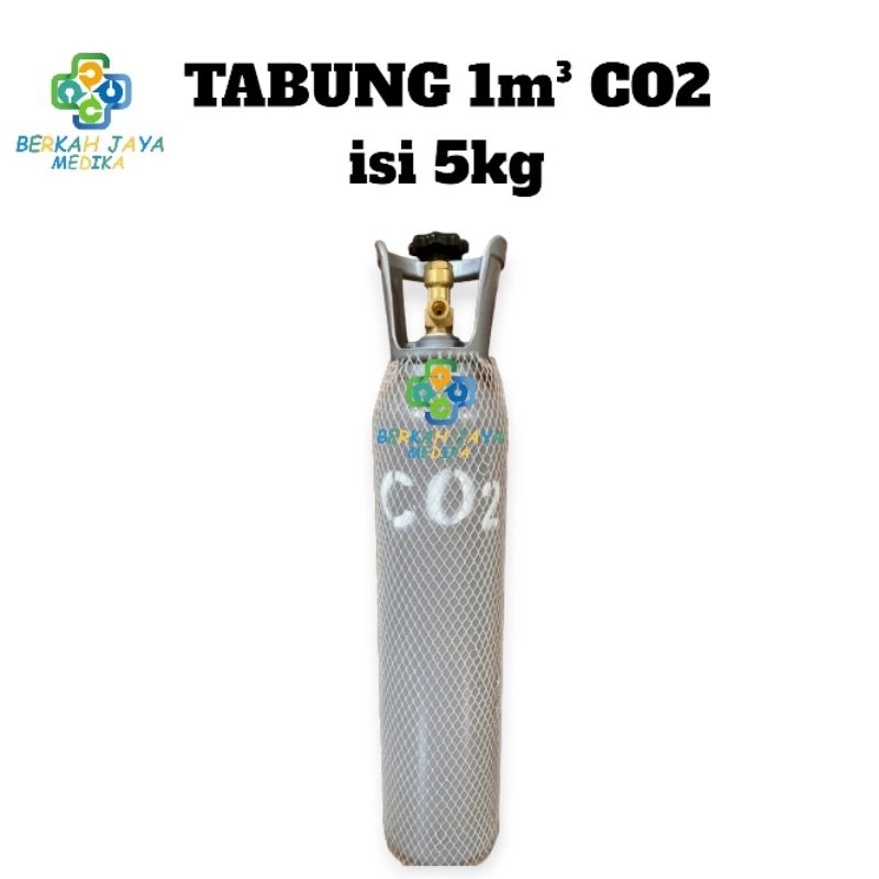 Tabung Besi CO2 5 kg -Tabung Karbon Dioxide 1m3