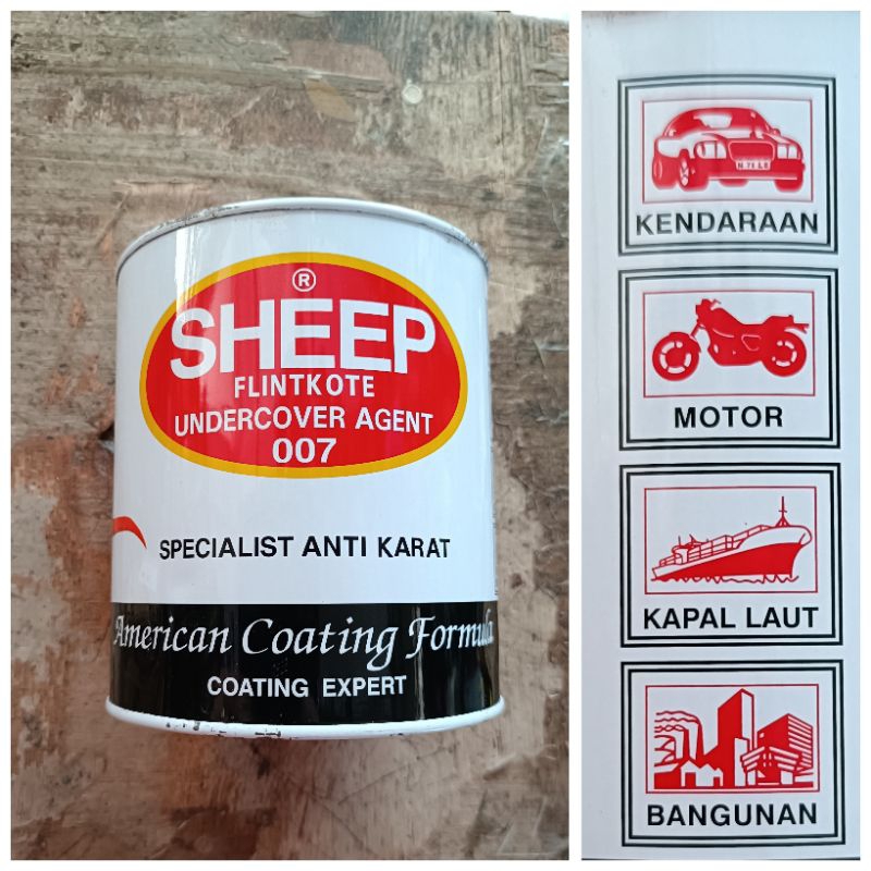 Sheep Flinkote Plingkut Feninkut Cat Anti Karat Anti Bocor 1 Kg