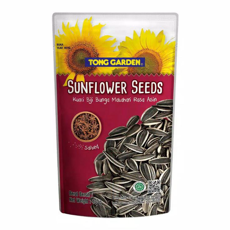 

←➲❊✩ kuaci tong garden sunflower seeds 130 gram Hot Sale