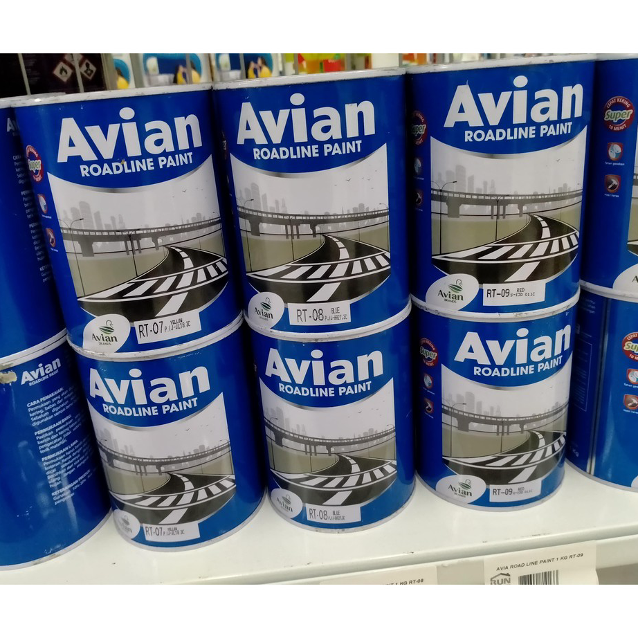 

Best Product Cat Avian Roadline paint 1kg Jalanan Marka Jalan Beton Aspal Kolam Renang Kolam Ikan / road line 1kg Ready Stock