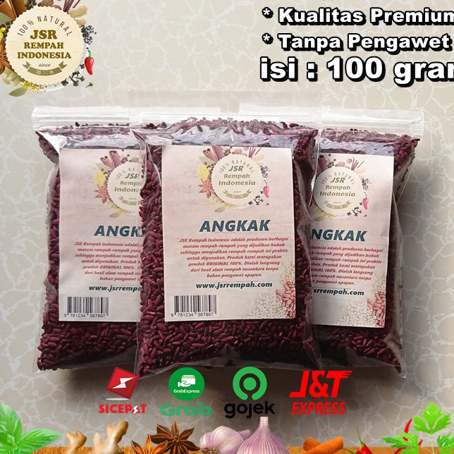 

Terbaru Angkak Asli isi 100 gram JSR Rempah Ready