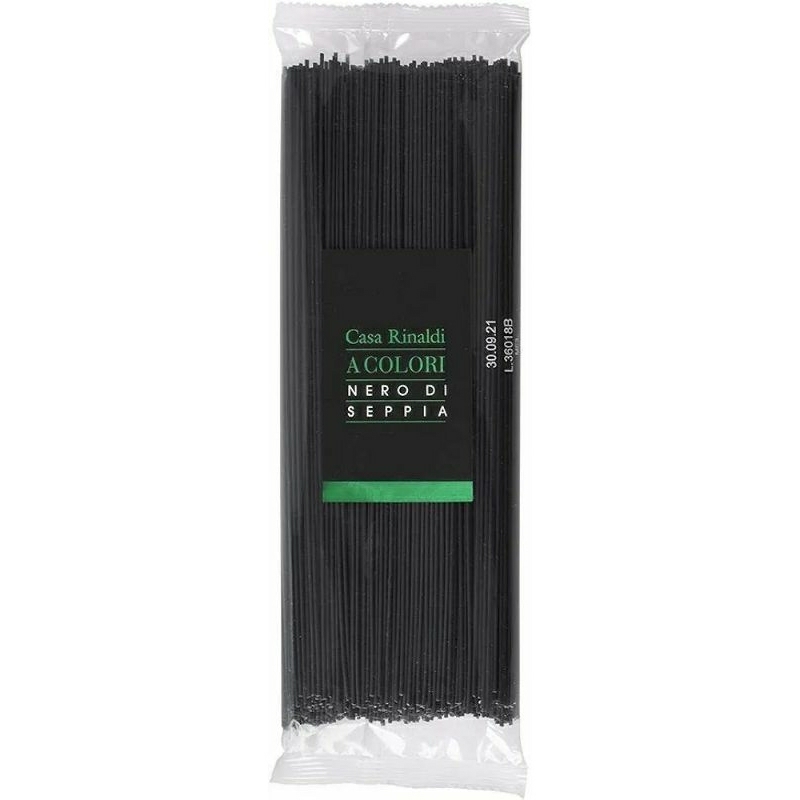 

CASA RINALDI Spaghetti Al Nero Di Seppia / Squid Ink Pasta 500g