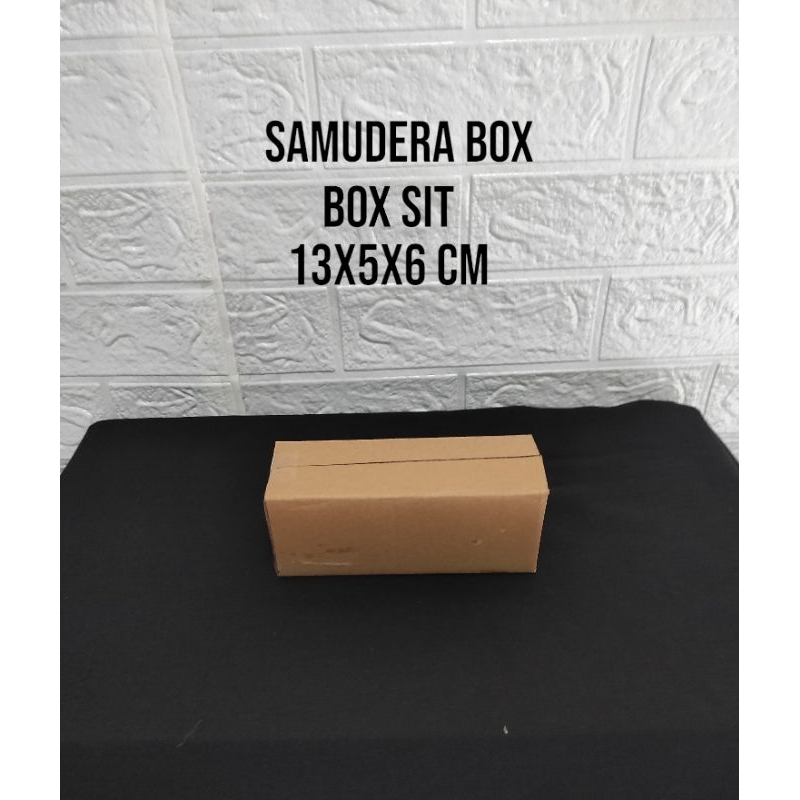 

kardus karton box uk 13x5x6 cm...ST Singgle wall polos
