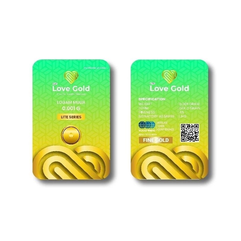 Love gold emas mini