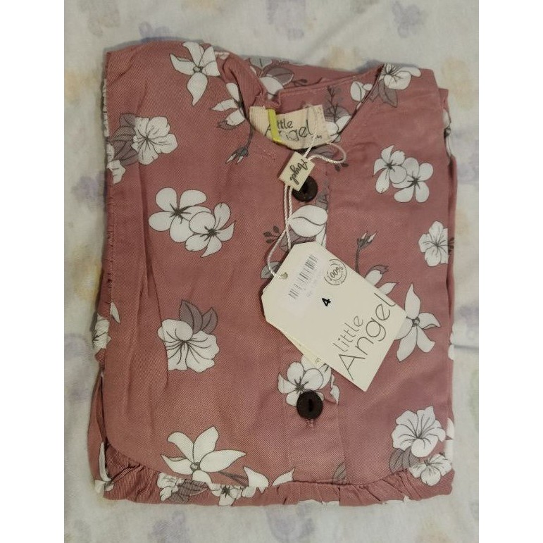 NWT (NEW WITH TAG) AA ATELIER ANGELINA BELLA Lily Dusty Pink M DAN LITTLE ZAHRA 2-4Y