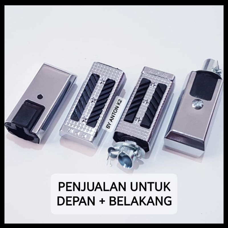 FOOTSTEP MOTOR/STEP PIJAKAN KAKI MOTOR DEPAN BELAKANG UNIVERSAL MOTOR SUPRA/SUPRA X 125/SUPRA