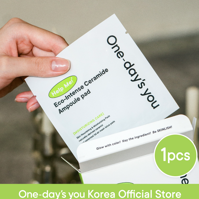 PAKET LENGKAP>>> ONE DAY'S YOU Handy Help Me Eco-intense Ceramide Ampoule Pad Toner Pelembab Korea H