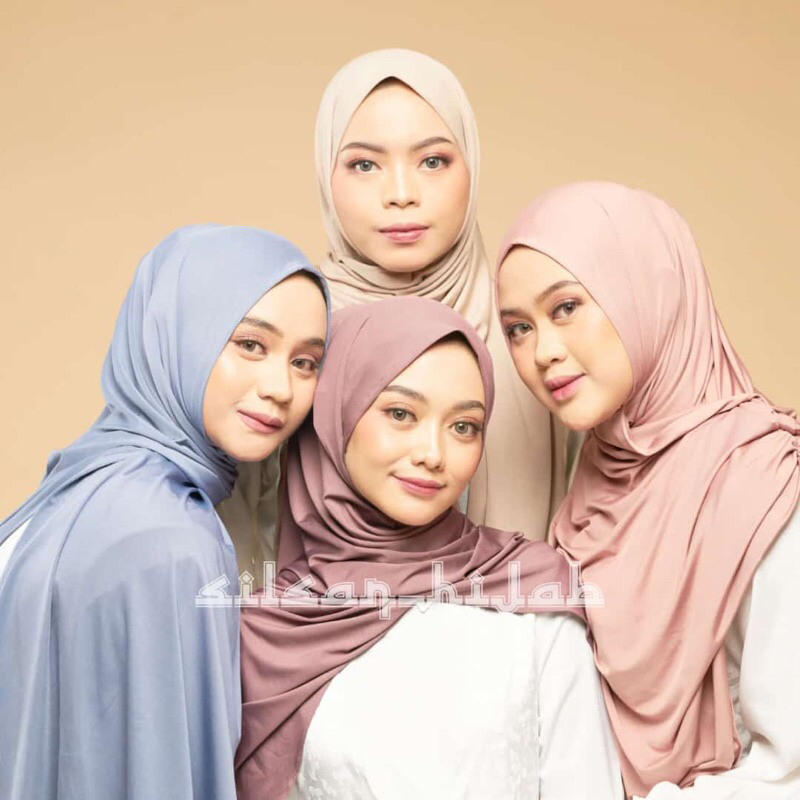 Supplier fashion X Silsan hijab pashmina oval jersey