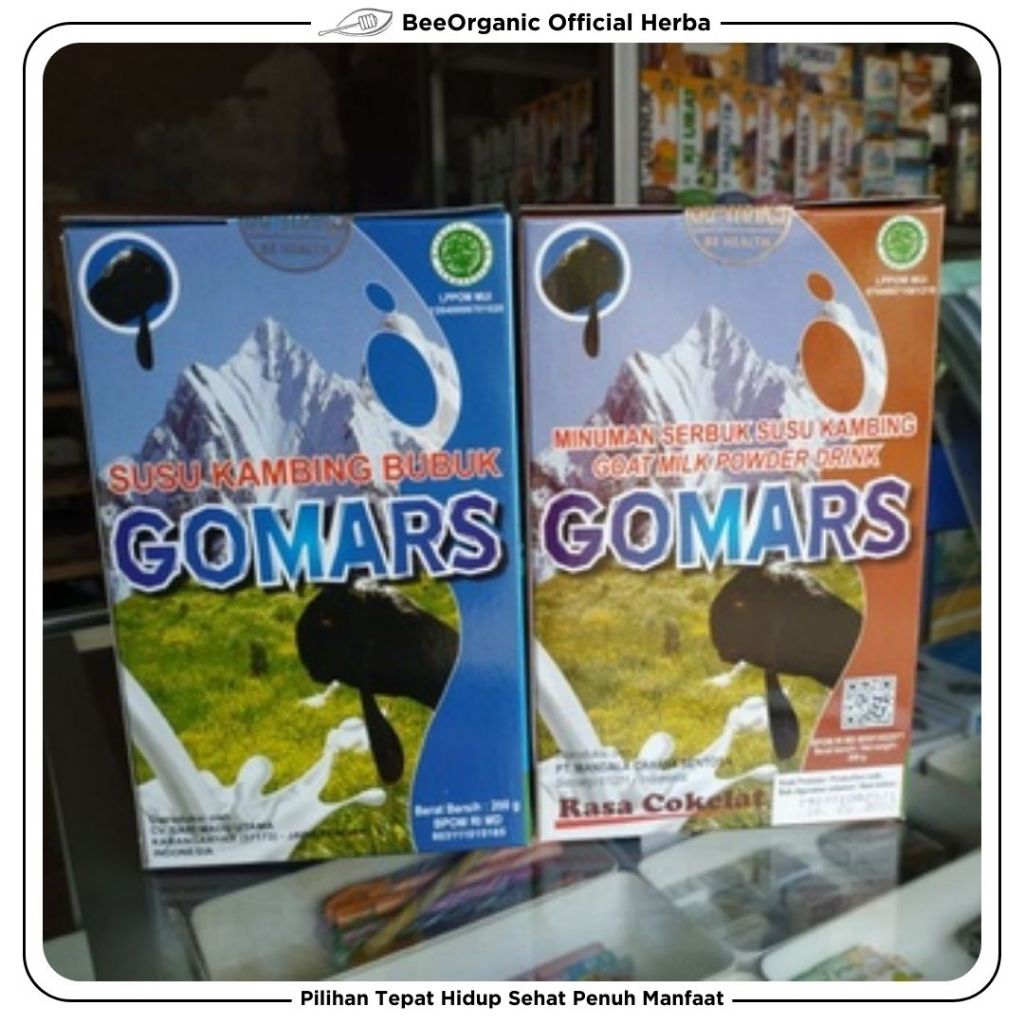 

[Ori•Segel] Susu Kambing Bubuk Gomars | 200g | Syifagoat Susu Kambing Etawa