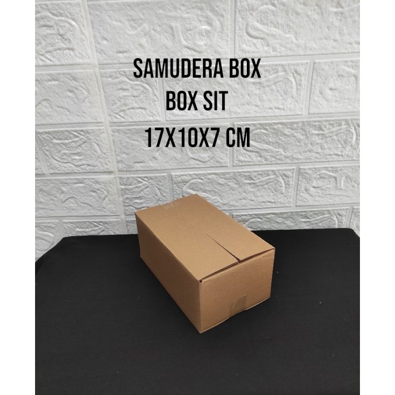 

kardus karton uk 17x10x7 cm ST singgle wall polos