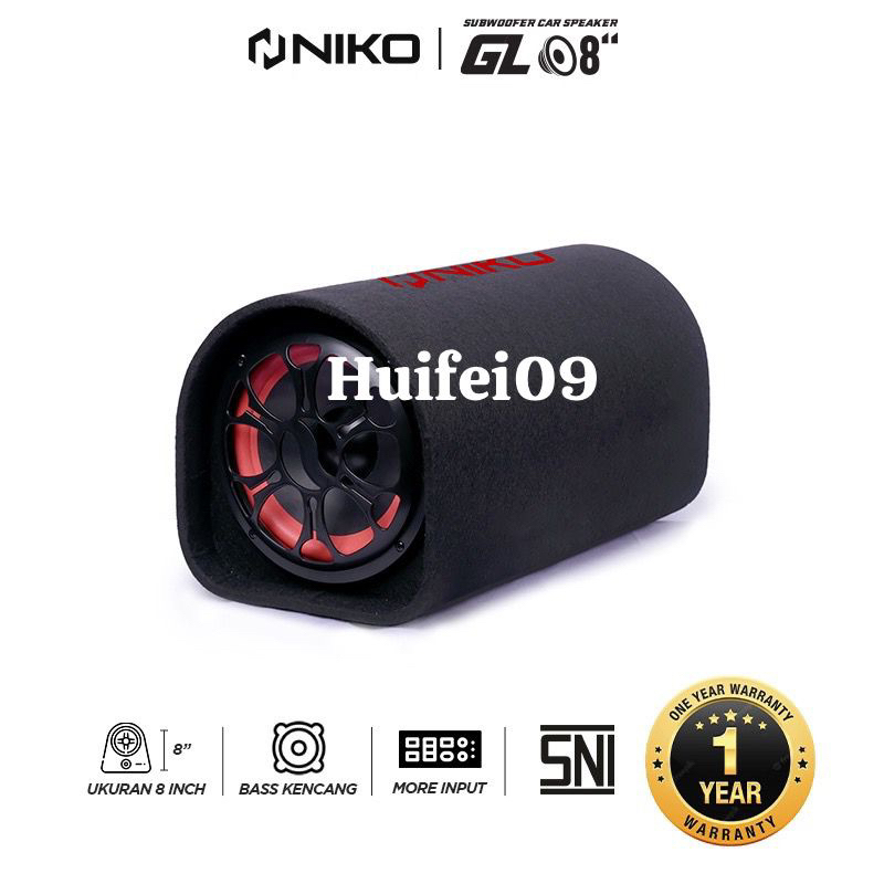 SPEAKER NIKO GL8 BLUETOOTH 8inch/SPEAKER TABUNG SPEAKER BASS SUBWOOFEL 8inch