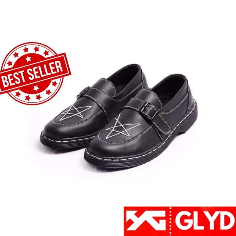 Sepatu Docmart wanita Loafers vintage Star