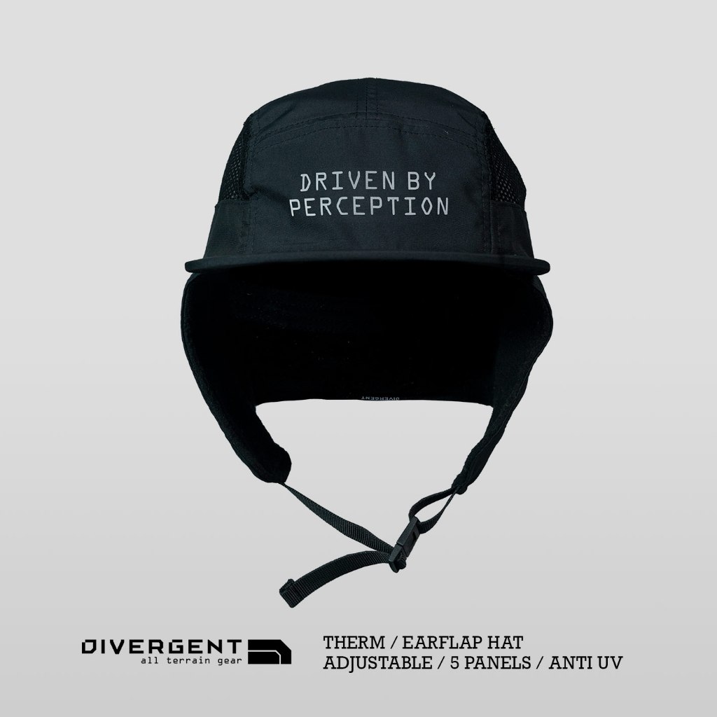 panels earflap nylon Topi 5 panels / earflap / nylon / outdoor / DIVERGENT-series / earflap / nylon 