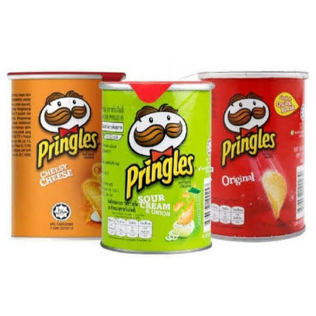 

➭➱✥❄ Pringles Mini Keripik Kentang Potato Chips Original Sour Cream Cheese 42gram/Pringles 42gr/Pringles 42/Pringles Mini Pasti Murah