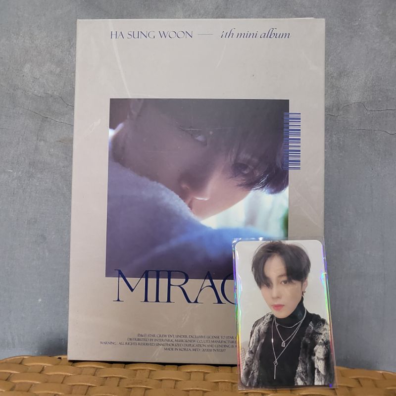 [ CLEARANCE SELL ] Album Ha Sungwoon Mirage Twilight Zone BXXX My Moment Fullset