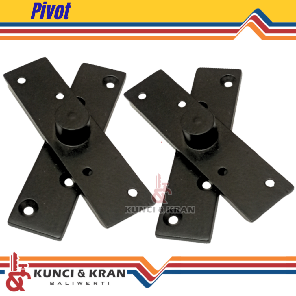 Engsel Pivot Pintu Kayu Hitam Engsel Putar Black Engsel Pivot Jendela Hitam