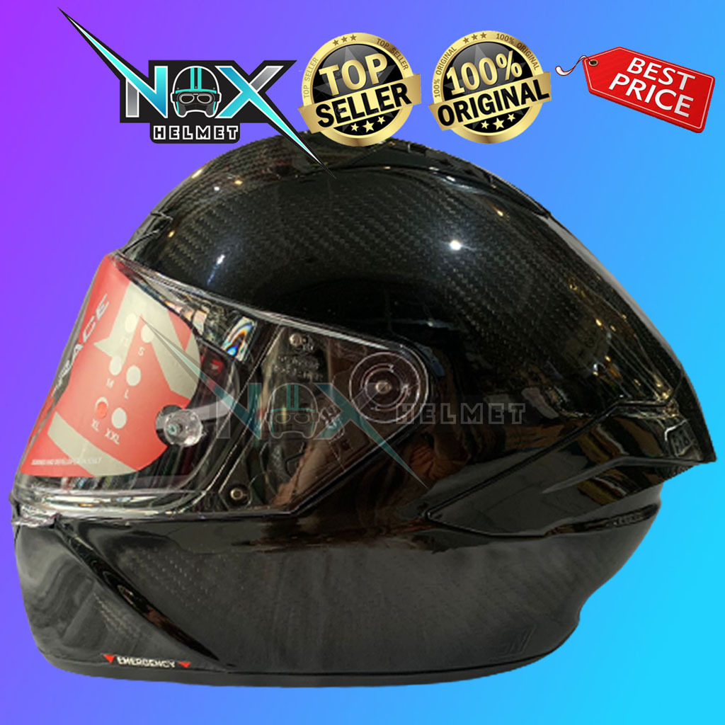 Helm KYT NZ RACE Carbon Glossy Fullface
