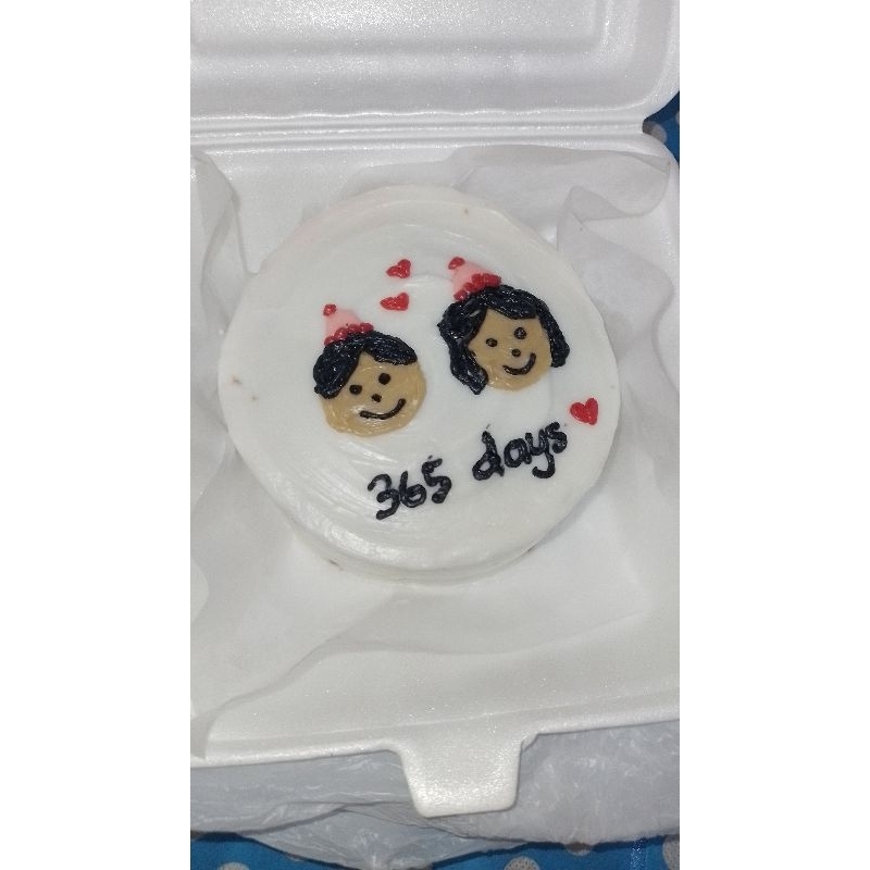 

cake aniv/cake jadian/bento cake/cake simpel/uk 12