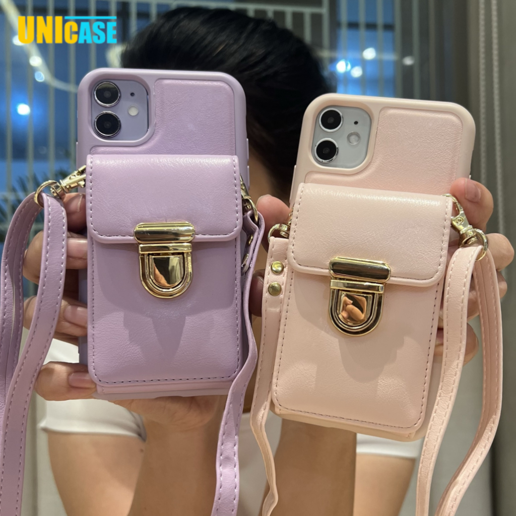 Crossbody Wallet Card Holder Iphone Case