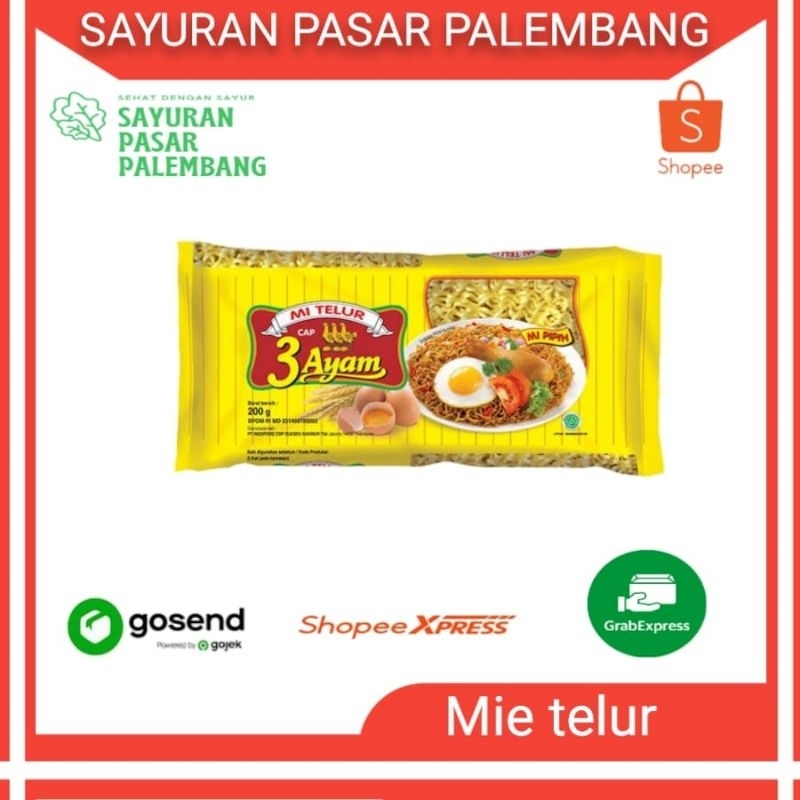 

Mie celor cap 3 ayam - Sayuran Pasar Palembang