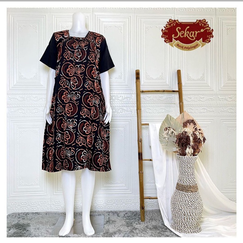 Daster Deamor Daster Batik Sekar Daster Kerah Karet
